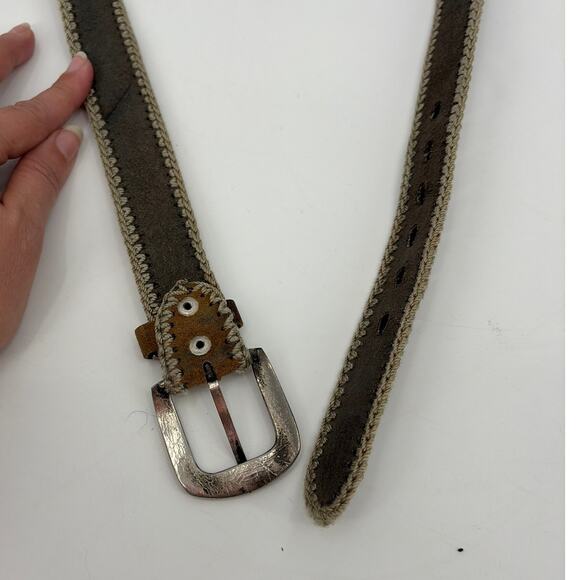 Vintage Guess USA Y2K Belt Sz M Whipstich Retro Indie Festival Heritage Embossed main image 6